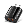 Dual USB Wall Charger 15W Universal Phone And Tablet Travel Charger US Plug 8