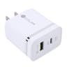 46A2C2 20W PD Charger Dual Port USB C Wall Charger With QC30 Fast Charging US Plug 7