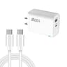 PD47 100W GaN Charger USB C Fast Charger With QC30 USB Port And 60W USB C Cable US Plug 6