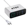 YMX 470W GaN Charger 6 Port USB C Charger With Smart LCD Display Fast Charging Station 10