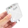 65W GaN Charger USB C Fast Wall Charger With Dual USB Type C PD 30 QC 30 Power Adapter US Plug 9