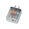 20W USB C Charger PD 30 QC 30 Dual Port Fast Charging Adapter Transparent US Plug 3