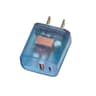 20W USB C Charger PD 30 QC 30 Dual Port Fast Charging Adapter Transparent US Plug 7