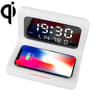 RT1 Qi Wireless Charger 10W Wireless Charging Station with Alarm Clock Calendar and Temperature Display
