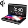 RT1 Qi Wireless Charger 10W Wireless Charging Station with Alarm Clock Calendar and Temperature Display