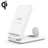 15W 3 in 1 Wireless Charger Foldable Qi Fast Charging Station for iPhone Apple Watch AirPods