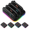 Nintendo Switch 2 Controller Charger 4-in-1 Joy-Con Charging Dock with RGB Lights