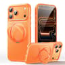 IPhone 18 Pro Leather Magnetic Case With 360Degree Rotating Holder 0