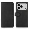 IPhone 18 Pro Case Cow Texture PU Leather Wallet Case With Card Holder And Stand 0