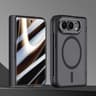 iPhone Duo Shield Magnetic Case with Tempered Glass Protector and Frosted Grip