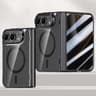 iPhone Duo Magnetic Privacy Case with Tempered Glass Screen Protector and Clear Back