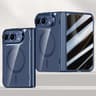 iPhone Duo Magnetic Privacy Case with Tempered Glass Screen Protector and Clear Back