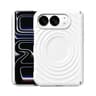 Duo Dual Axis Magnetic iPhone Case with Liquid Silicone Wave Design and Adjustable Stand