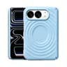 Duo Dual Axis Magnetic iPhone Case with Liquid Silicone Wave Design and Adjustable Stand