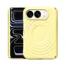 Duo Dual Axis Magnetic iPhone Case with Liquid Silicone Wave Design and Adjustable Stand