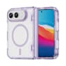 iPhone Duo Case Clear Magnetic Folding Cover with TPU PC Airbag Protection
