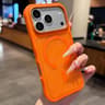 IPhone 17 Pro Max Shockproof Magnetic Acrylic TPU Case Blue 9
