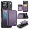 JEEHOOD J05 IPhone 18 Pro Max RFID Leather Magnetic Wallet Case With Detachable Card Holder 7