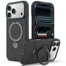 IPhone 18 Pro Max Ring Holder Case With 360 Stand Hybrid Protective Case With TPU PC Construction 8