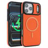 IPhone 18 Pro Case Carbon Fiber Leather MagSafe Phone Case With Camera Protection 12