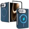 Carbon Fiber MagSafe IPhone Duo Case With Faux Leather Finish And Lens Protection 9