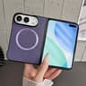 MagSafe Case For IPhone Duo With Cloth Texture And Magnetic Wireless Charging 7