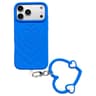 IPhone 18 Pro Liquid Silicone Heart Pattern Case With Matching Strap 12