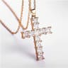 Fashion Necklaces For Women  Elegant Gold Jesus Cross Pendant With MultiColor Crystals Perfect For  6