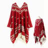 Unisex Cool Fashion Cowboy West Style Pullover Cape Soft Acrylic Cashmere Poncho Long Wrap Cloak Ov 10