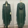 Vintage Thin Hooded Cloak Women Clothing Cape Dress Fashion Ponchos Coats  Jackets With Bling Diamo 11