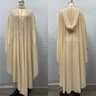 Vintage Thin Hooded Cloak Women Clothing Cape Dress Fashion Ponchos Coats  Jackets With Bling Diamo 13
