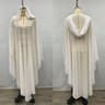 Vintage Thin Hooded Cloak Women Clothing Cape Dress Fashion Ponchos Coats  Jackets With Bling Diamo 14