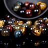 Natural Round Tiger Eye Amazonite Lava Turquoises Agates Jaspers Garnet Spacer Loose Stone Beads Fo 4