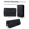 Portable Holes Foldable Makeup Brush Bag Women Makeup Brush Tools Bag Organizer for Travel Powder Cosmetic Sets