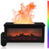 280ml Fireplace Humidifier And Essential Oil Diffuser With 7 Color Light 1