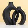 Christiam 2 Piece Modern Ceramic Vase Set Handmade Snuggling Boho Vases For Home Decor 11