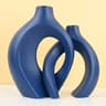 Christiam 2 Piece Modern Ceramic Vase Set Handmade Snuggling Boho Vases For Home Decor 12