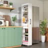 7 Tier Slim Rolling Spice Rack Organizer Narrow Kitchen Pantry Storage Cart 6