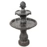 Traditional 2 Tier Solar Water Fountain With Battery Backup For Patio And Garden 11