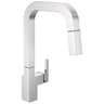Matte Black Kitchen Faucet With Pull Down Sprayer Single Handle Gooseneck Sink Faucet 8
