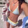 Piece Polka Dot Bikini And Cover Up Set 6