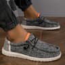 Men's Breathable Canvas Loafers and Casual Driving Shoes