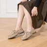 AIYUQI Genuine Leather British Style Women Loafers 7