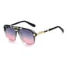 Gradient Large Frame Women Sunglasses Trendy Metal Accent Designer Shades 9