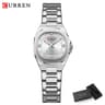 Curren Gold Women Watch Diamond Accents Stainless Steel