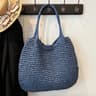 Women Straw Tote Handbag