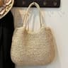 Women Straw Tote Handbag