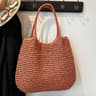 Women Straw Tote Handbag