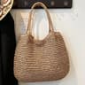 Women Straw Tote Handbag