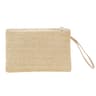 Handwoven Straw Wristlet Clutch for Women